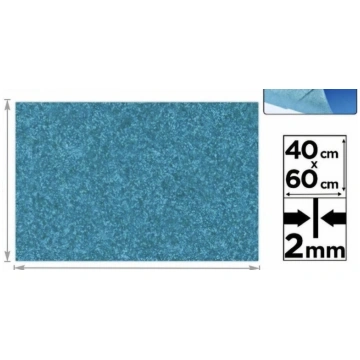 Bio Glitter EVA putas 40x60 cm (Zils tirkīzs)