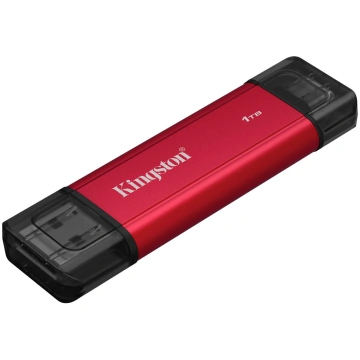 Kingston Dual Portable 1 TB, External SSD red/blac