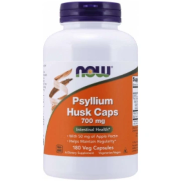 Psyllium Husk 700 mg with Apple Pectin Now Foods 1