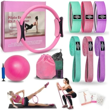 Pilates Essentials komplekts mājām sievietēm, Pila