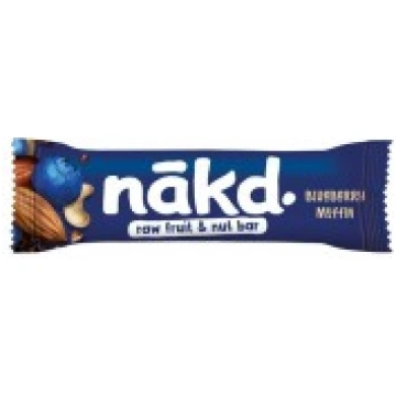 Augļu un riekstu batoniņš melleņu mafins 35g NĀKD