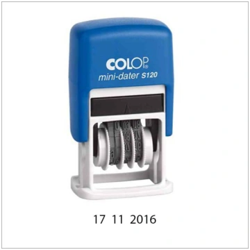 Zīmogs COLOP Datumu numerators S120 Mini-Dater 03(
