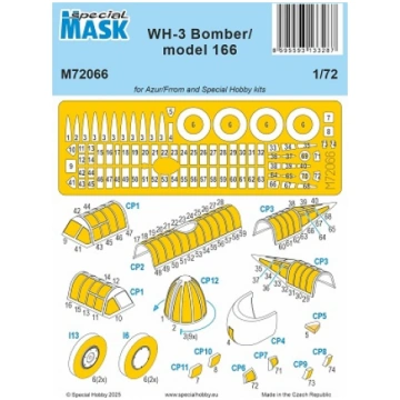 Martin B-10 (WH-3 / Model 166) - Mask Set (for Azu