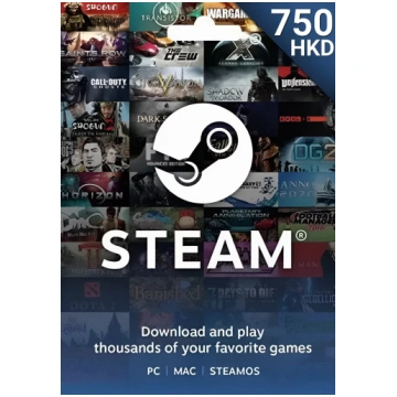 Hong Kong Steam 750 HKD Gift Card