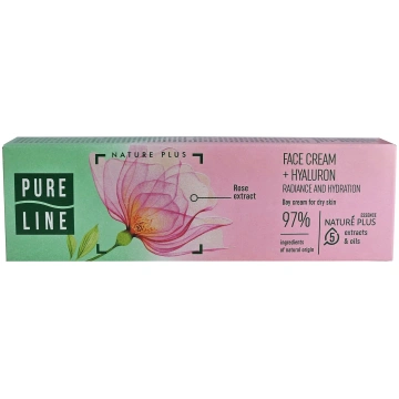 PURE LINE Mitrinošs dienas sejas krēms sausai ādai