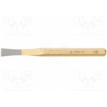 Cold chisel; flat; L: 125mm; Tipwidth: 10mm; Thk: