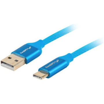 Lanberg | USB Type-C to USB Type-A 2.0 Cable Blue 