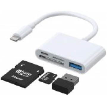 Lightning HUB JOYROOM (S-H142) (USB OTG 3.2; SD,TF