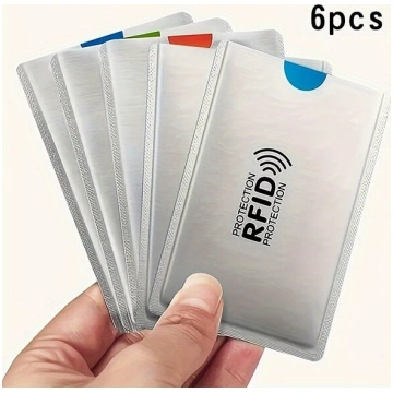 6gab RFID Blokēšanas Kartiņu Vāciņi, NFC Aizsardzī