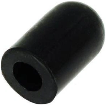 12mm Black Vacuum Cap - Durable Seal for Tubing & 