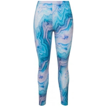 Ulla Popken Marble Ski Leggings Blue - Džinsi & Bi