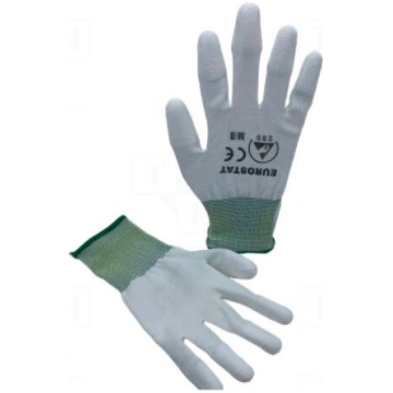 Protective gloves | Size: M | ESD | polyester,poly
