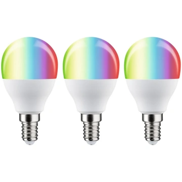 Paulmann LED pilieni E14 5W 470lm Zigbee RGBW 3 ga