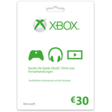 Microsoft Xbox LIVE Geschenkkarte 30? (K4W-02562) 