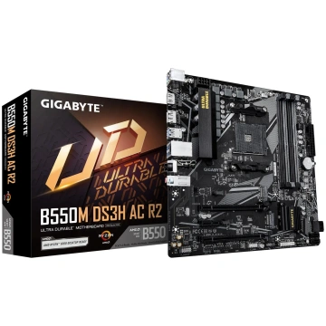 Mainboard|GIGABYTE|AMD B550|Socket AM4|micro ATX|R