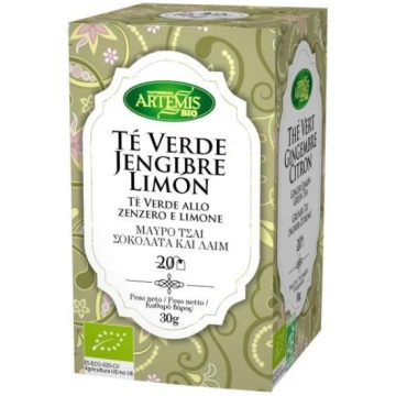Bio Ginger-Lemon Green Tea 40g Artemis Bio