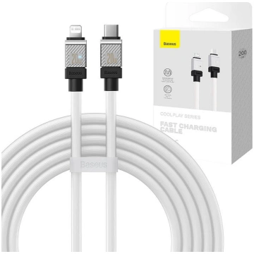 Kabelis Usb Baseus Usb-c - Lightning 2 M Balts (ca