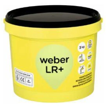 Weber LR+ smalka izlīdzinošā nobeiguma špaktele We