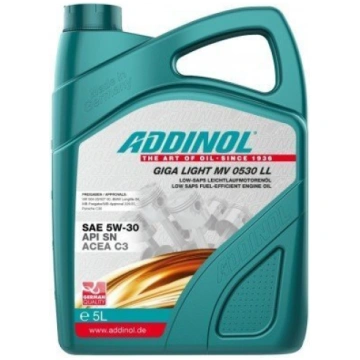 Motoreļļa Addinol Giga Light MV0530 LL 5w30 - 5L