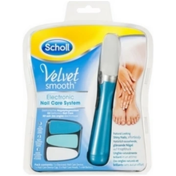 SCHOLL VELVET SMOOTH ELECTRONIC NAIL CARE SYSTEM S