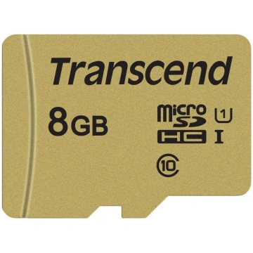 Transcend microSDHC 500S 8GB Class 10 UHS-I U1 + S
