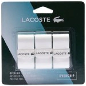 Lacoste Absorbent Overgrip 3P - white