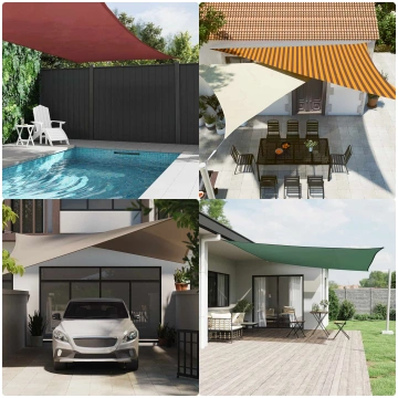 Āra saulessargs 3 x 3 x 3 m 100% poliestera oksfor