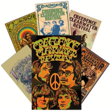 Creedence Clearwater Revival Plakātu Komplekts 6 -