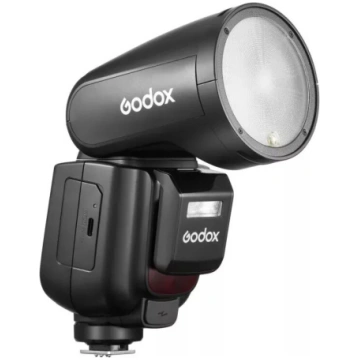 Videokameru zibspuldze Godox V1Pro melna 1.5s uzlā
