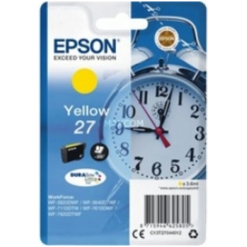 Tintes kārtidžs Epson 27 Yellow (C13T27044012)