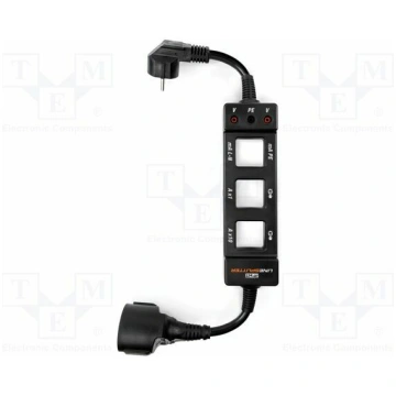 Adapter phase divider; 16A; angle plug EU | HTI-HA