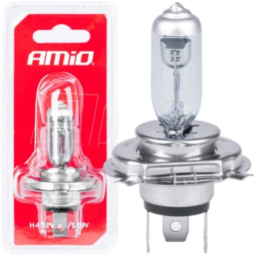 Halogen spuldze H4 12V 60/55W 1pc blister AMiO