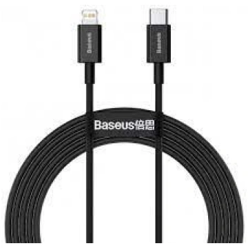 Baseus CABLE LIGHTNING TO USB-C 2M/BLACK CATLYS-C0