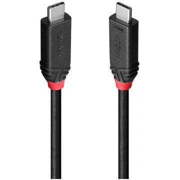 CABLE USB4 240W TYPE C 2M/BLACK LINE 37002 LINDY