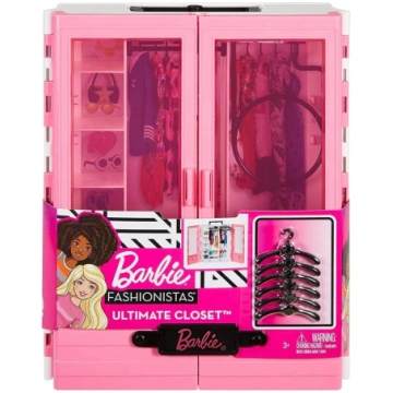 Barbie Fashionistas lelles drēbju skapis