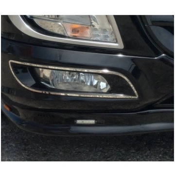 Stainless fog light trims for DAF XF 106 Euro 6 Tr