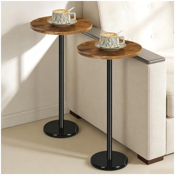 smusei Beverage Tables for Small Spaces, Small Tab