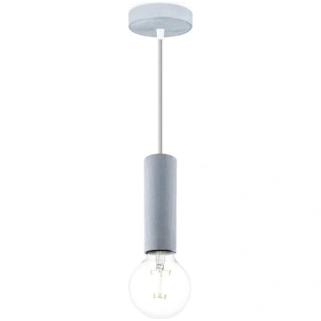 Lustra ar auklu SAGA 1xE27/40W/230V, pelēka Home S