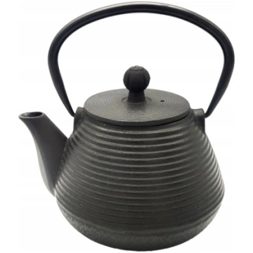 Čuguna tējkanna Kamille 4830 (0,6 L) melna