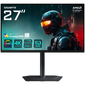 GIGABYTE MO27U2 OLED 4K UHD spēļu monitors - 3840 