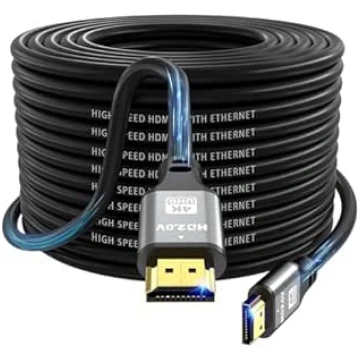 4K HDMI kabelis 20 m, ātrgaitas HDMI 2.0 kabelis 4