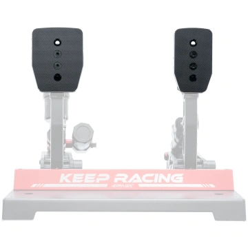 Standard Flat Pedal Plate Set for Gas and Brake on