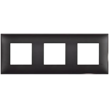 Classia Frames Rāmis black satin 3 vietas Bticino 