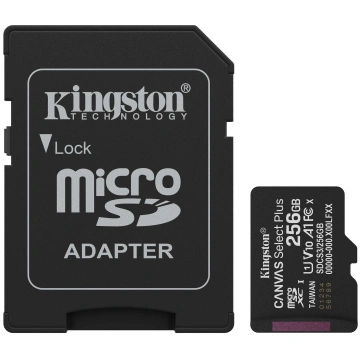 Kingston Canvas Select Plus 256GB microSD Class 10