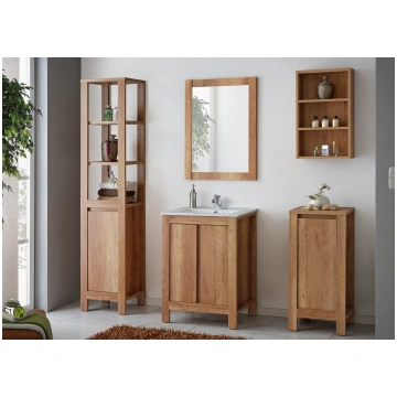 Augsts skapis, 1 durvis, CLASSIC OAK 800 FSC COMAD