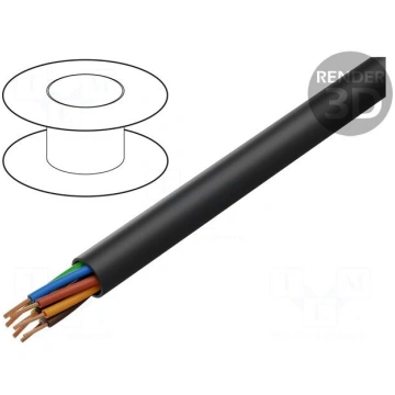 Wire: loudspeaker cable | 8x13AWG | stranded | OFC