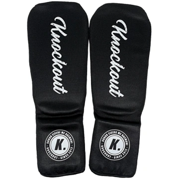 Knockout Soft Shinguards black M KO-CHG-3019-M