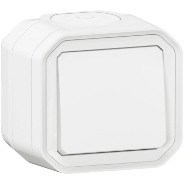 NEW PLEXO IP55 balts virsapmetuma pārslēdzis LEGRA