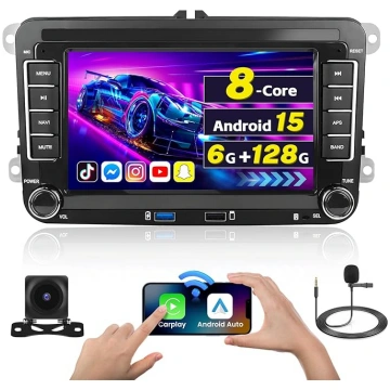 [8 Core 6G + 128G] Inefala auto radio VW Golf Pass