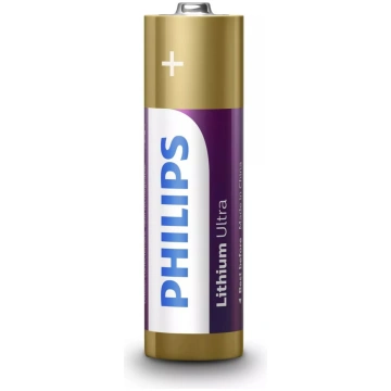 Vienreiz lietojama litija baterija AA Philips FR6L